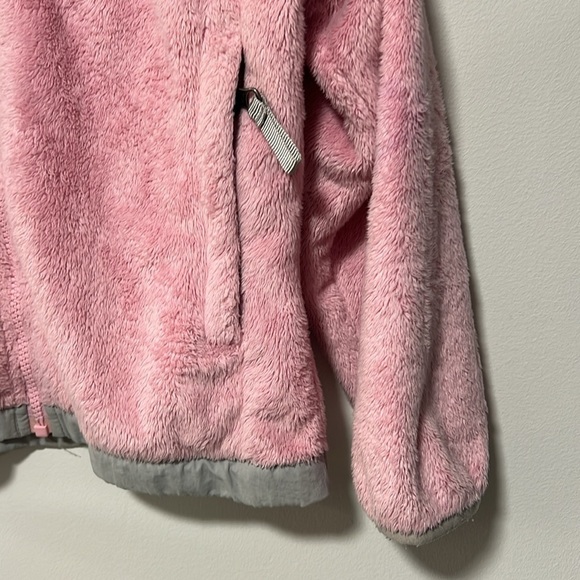 The North Face fuzzy jacket. Youth girls S. Pink. - Picture 2 of 8